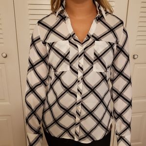 Express Plaid Portofino Shirt